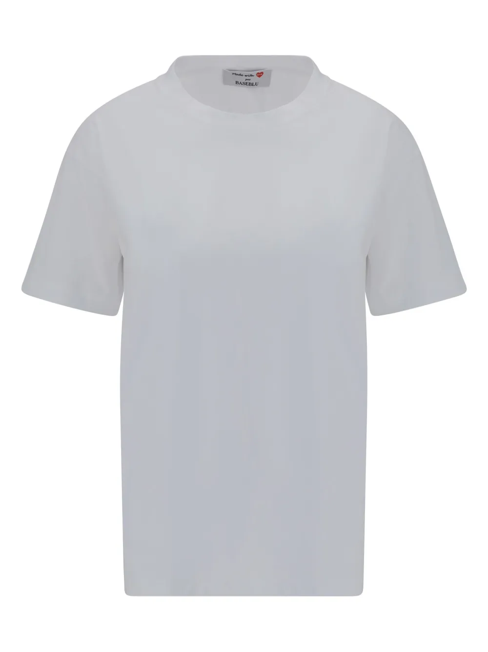 MADE WITH LOVE BY TOM DALEY heart-embroidered ribbed T-shirt | White | Image 1