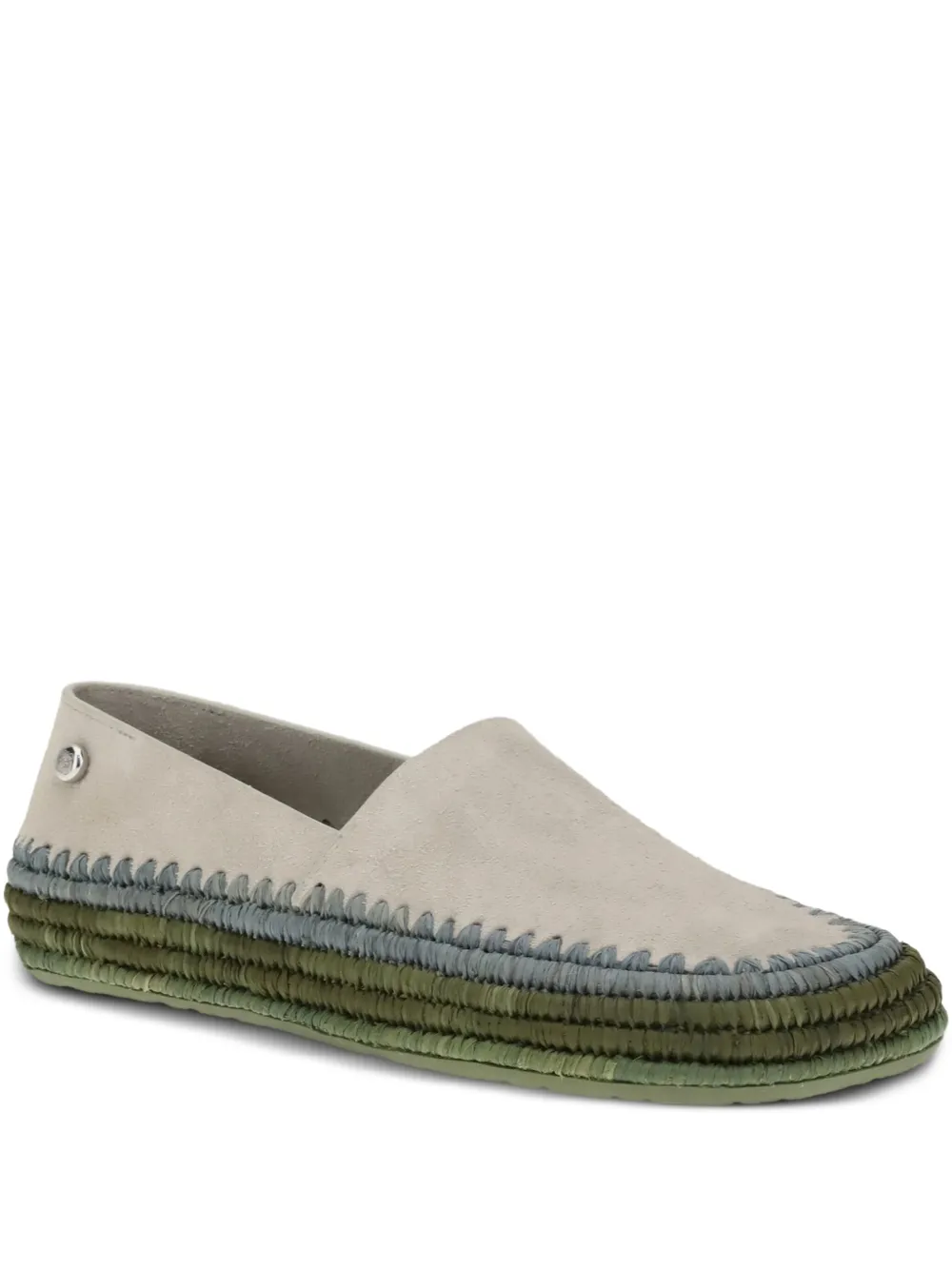 LOEWE Suède ballerina's Grijs