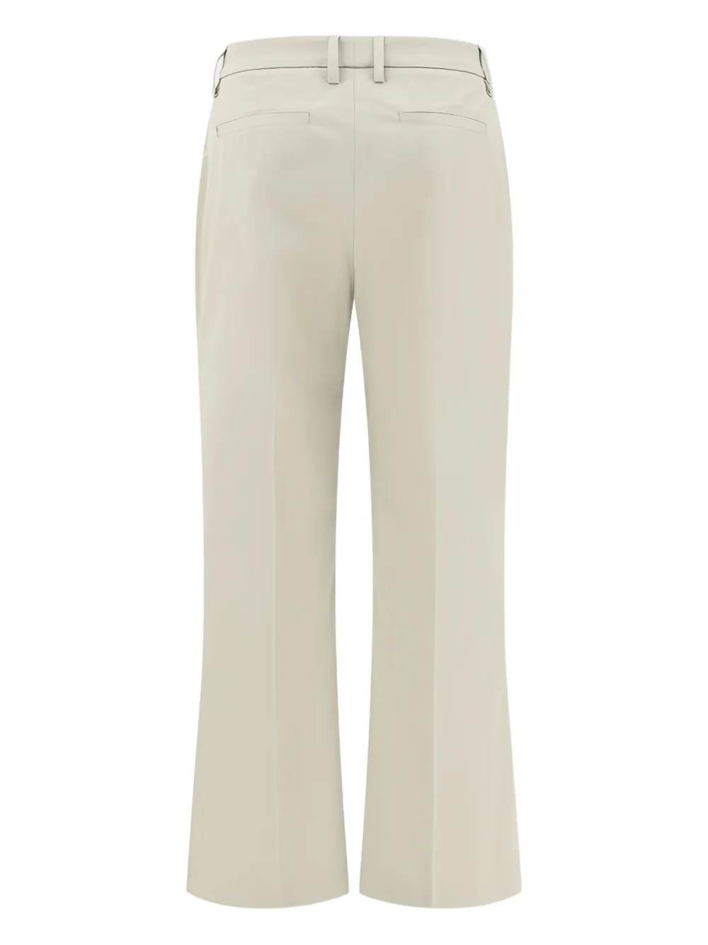 flared zip trousers