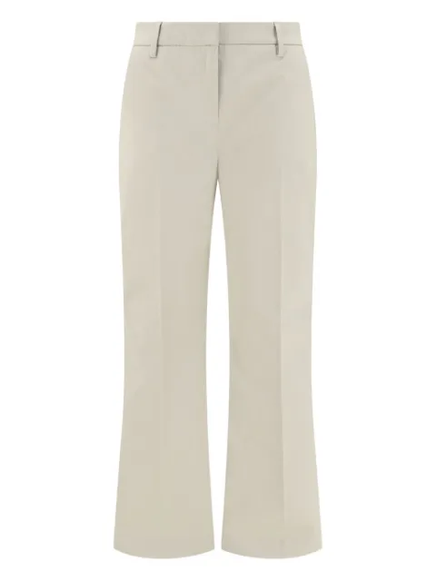 True Royal flared zip trousers