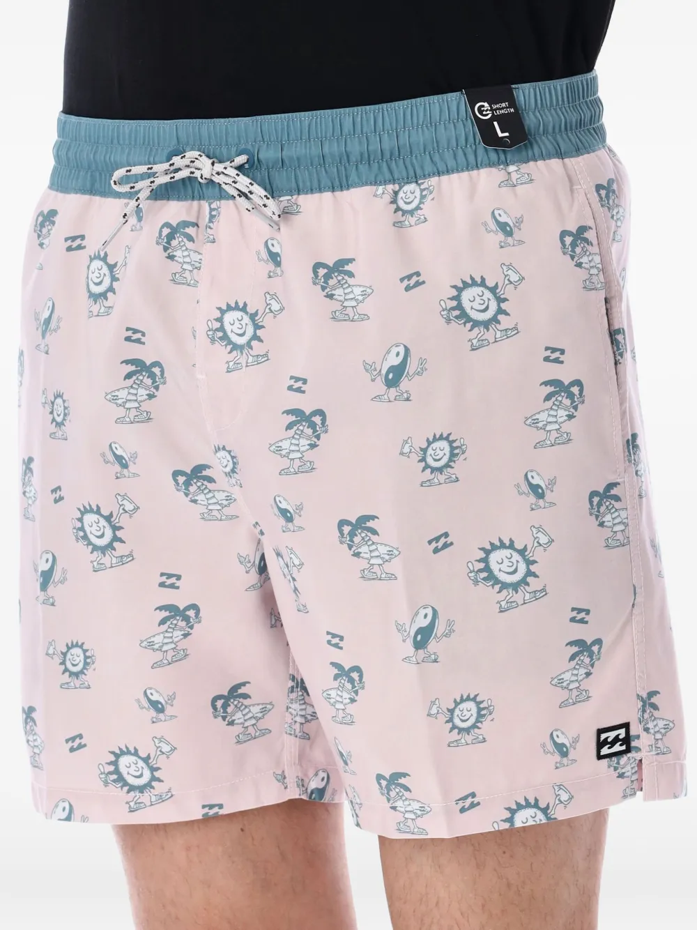 Billabong Vacay Layback Boarshorts In Pink