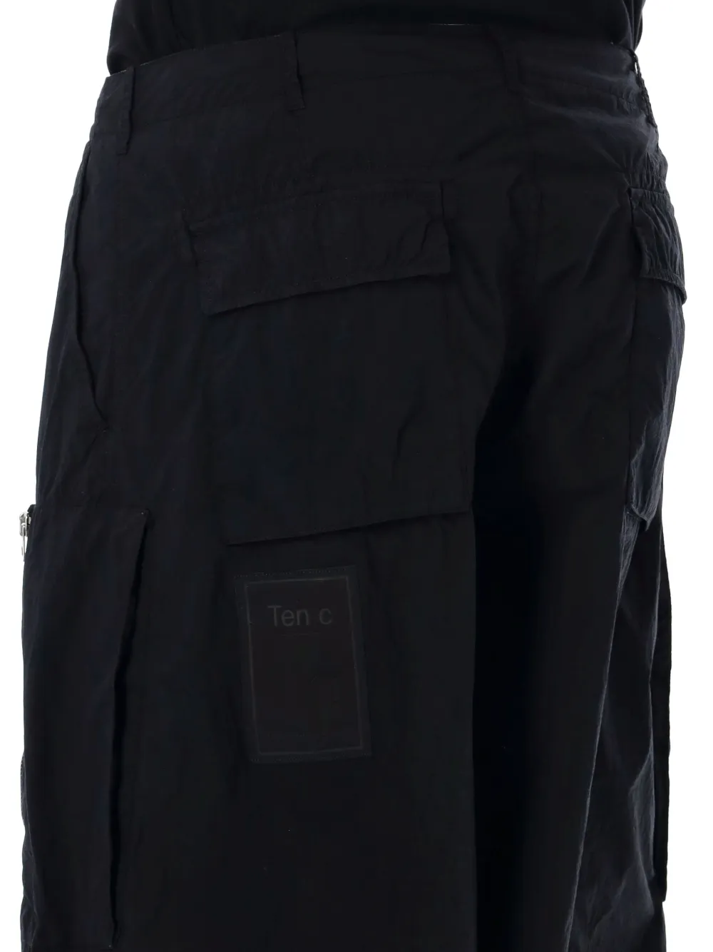 Ten C zip-pocket trousers Zwart