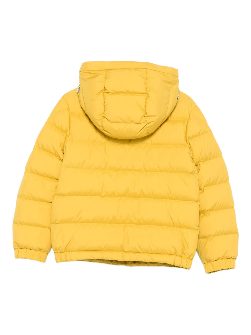 Moncler Enfant Gevoerd jack met capuchon Geel