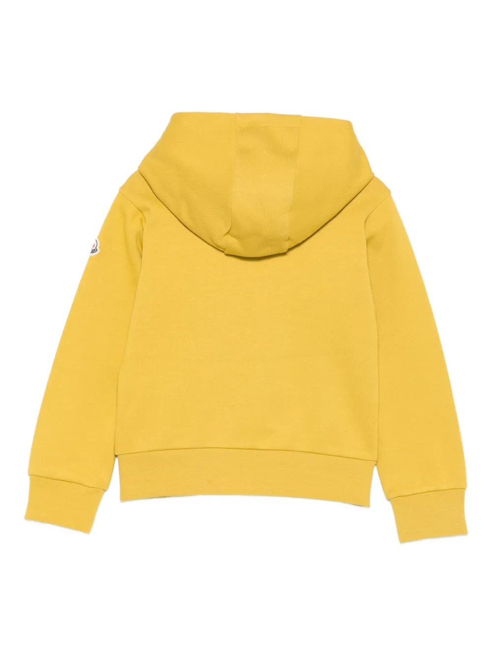 Moncler Enfant Hoodie met logoprint Geel