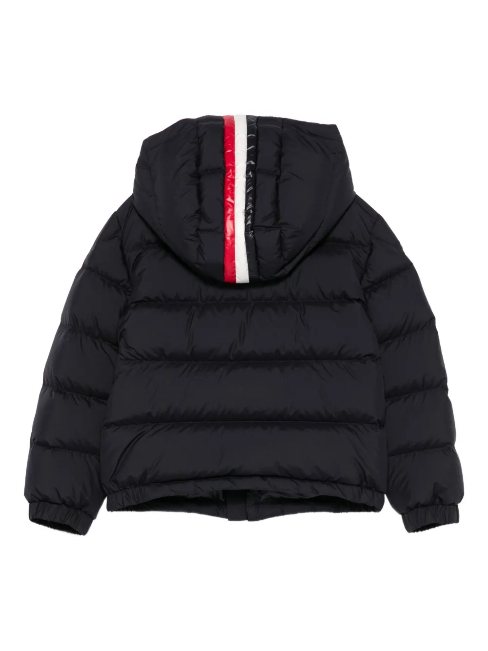 Moncler Enfant Gevoerd jack met capuchon Blauw