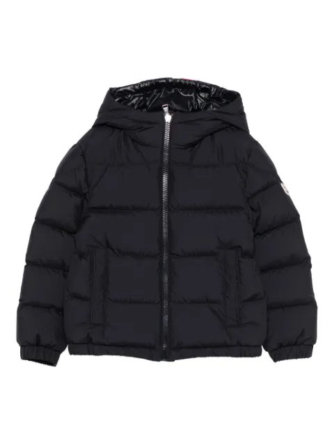 Moncler Enfant chamarra capitonada con capucha