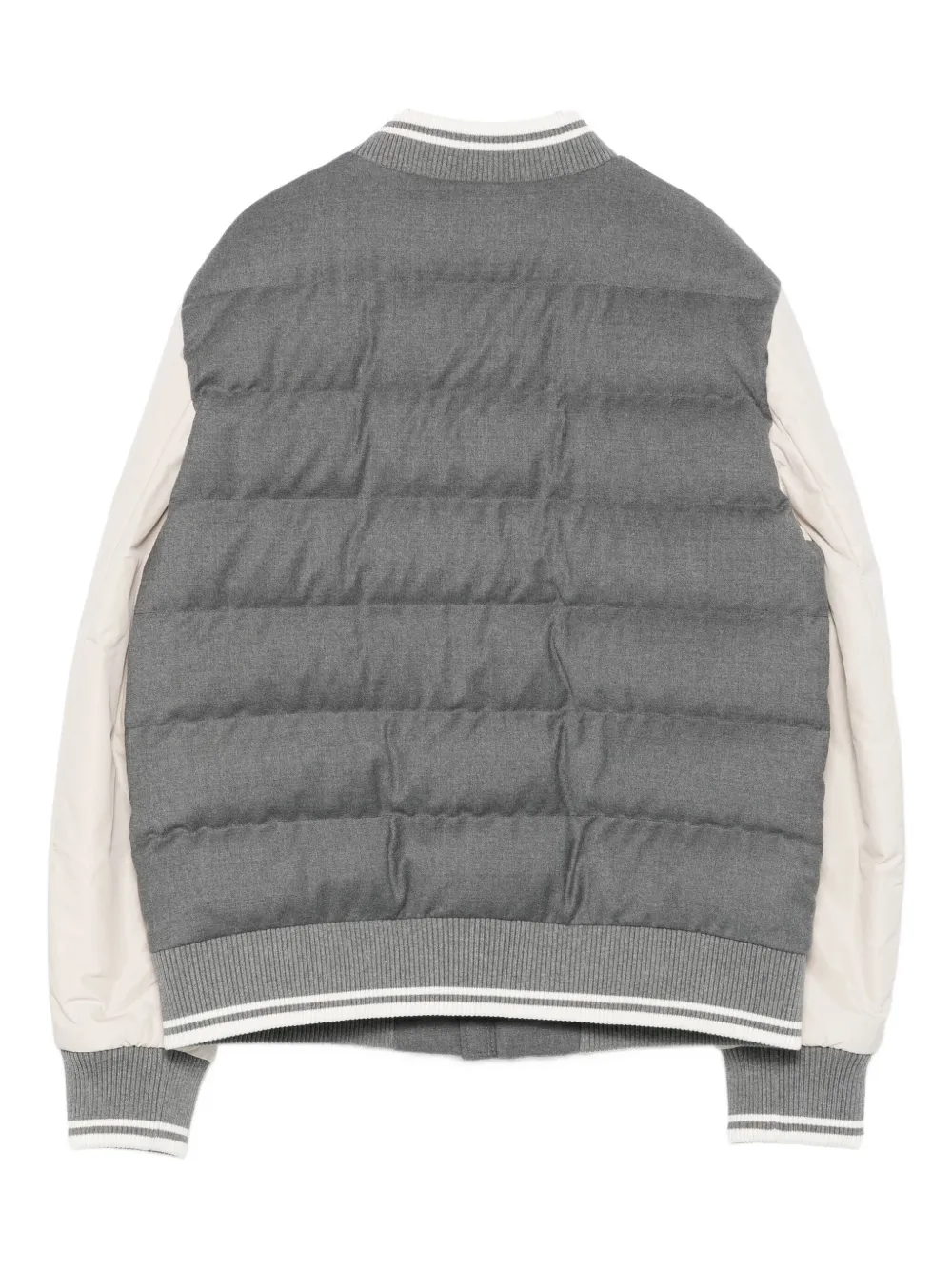 Moncler Enfant Alvaro quilted bomber jacket Grijs