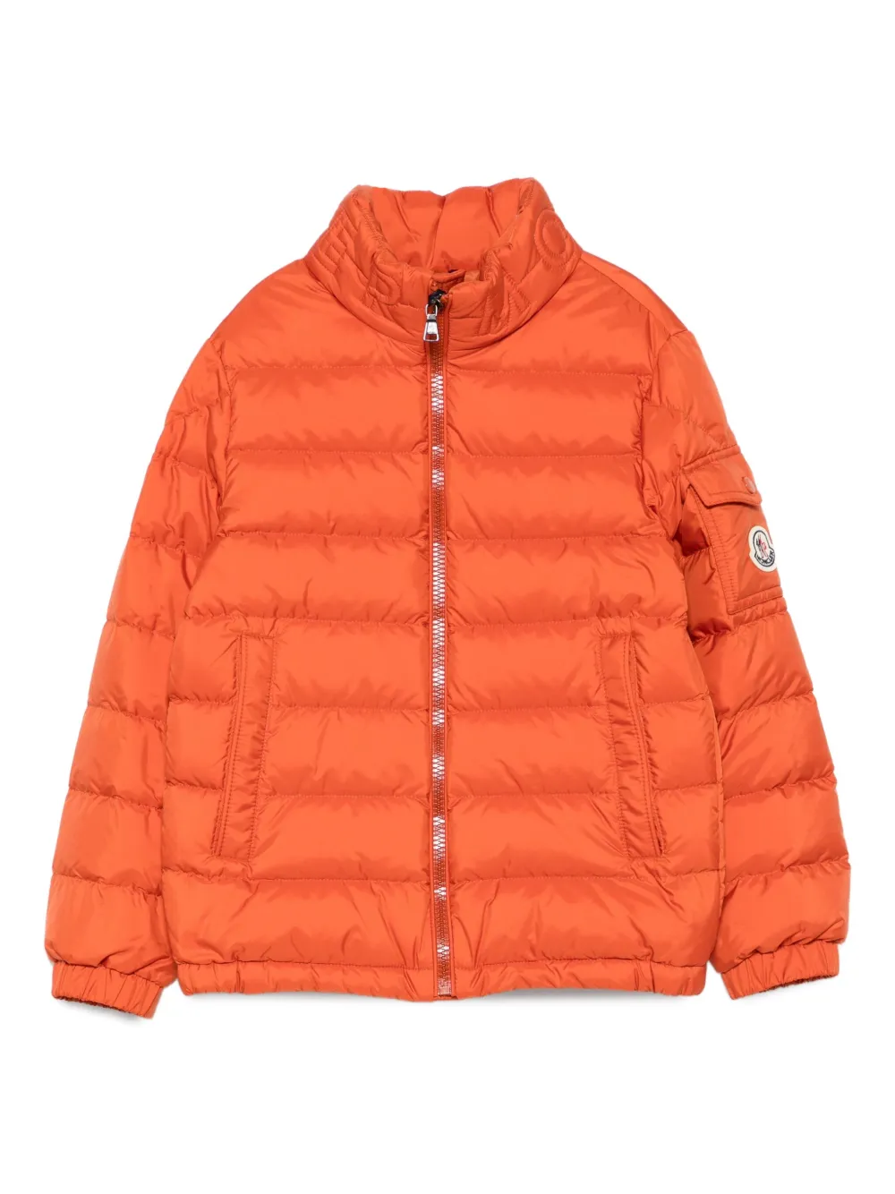Moncler Enfant Aureum quilted jacket Oranje