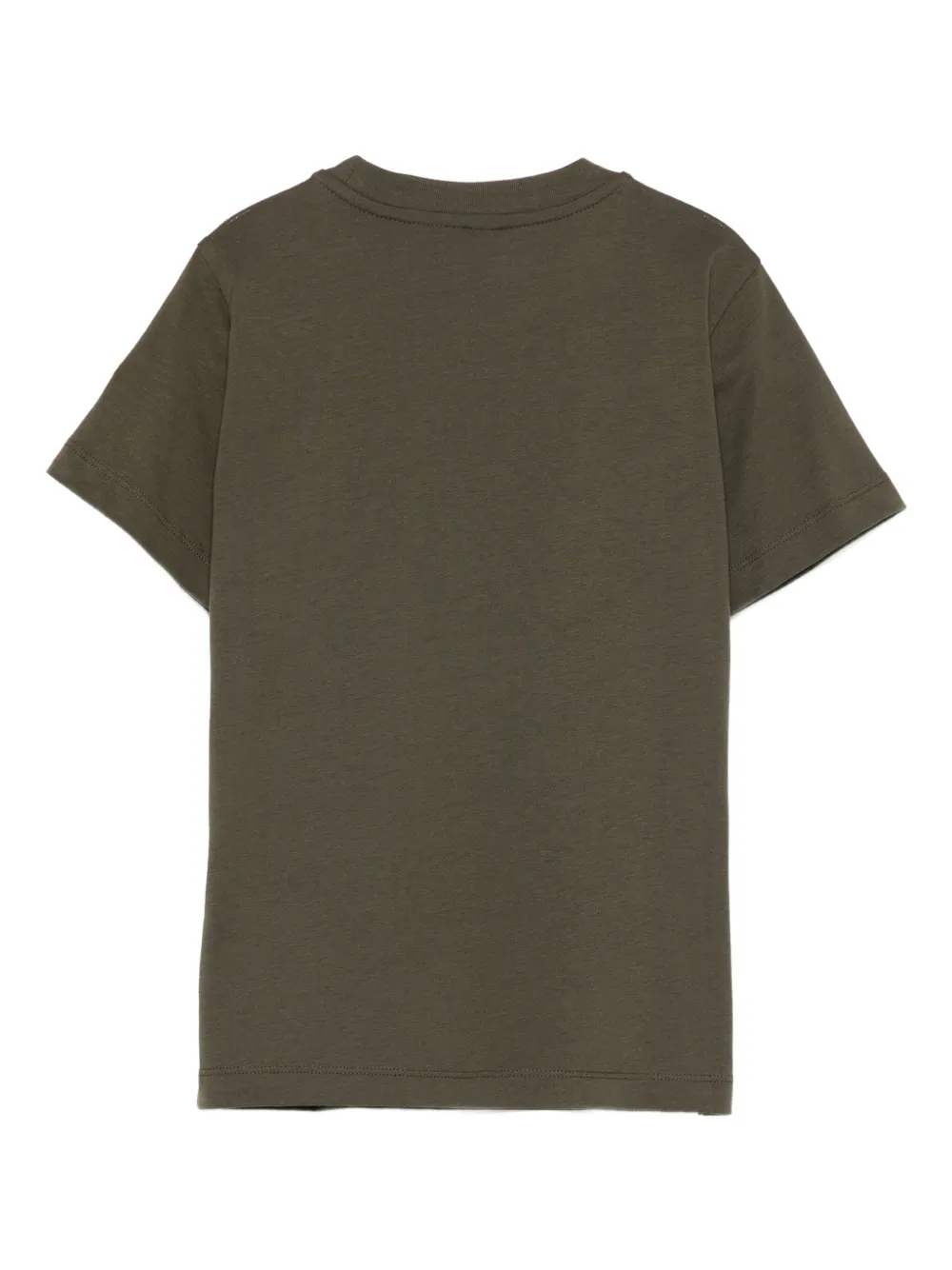 Moncler Enfant T-shirt met logoprint Groen