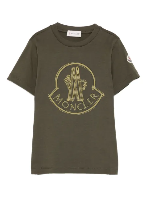 Moncler Enfant футболка с логотипом