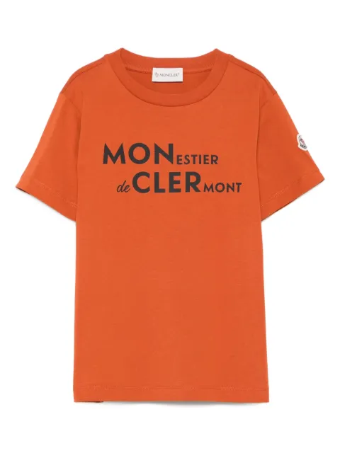 Moncler Enfant Camiseta com estampa de logo