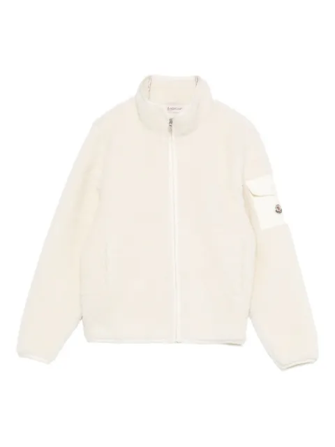 Moncler Enfant zip-up patch-pocket cardigan
