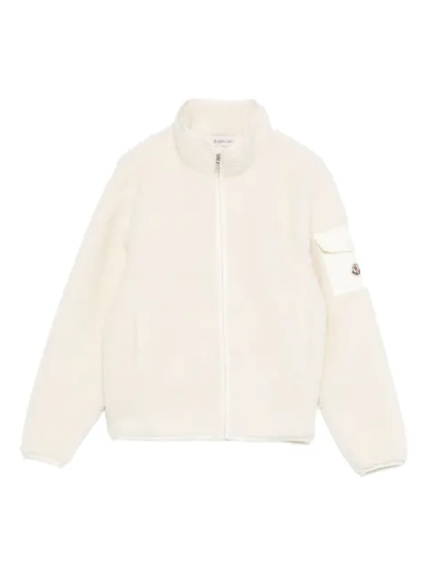 Moncler Enfant zip-up patch-pocket cardigan