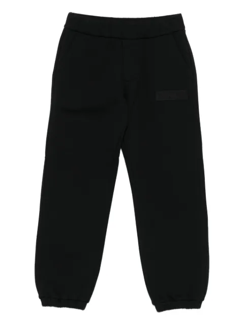 Moncler Enfant logo-patch cuffed sweatpants