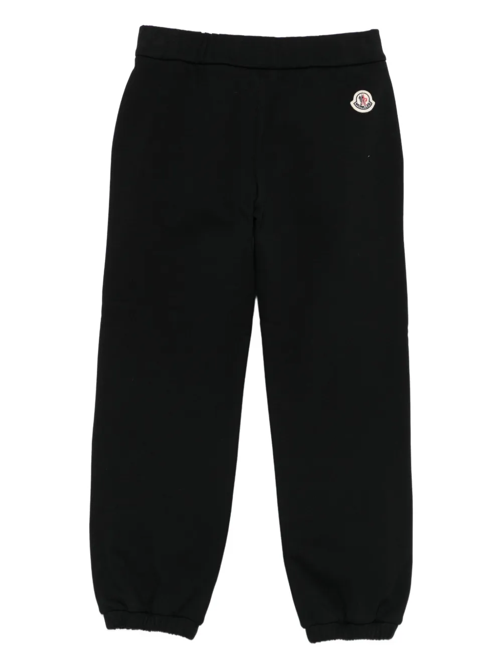 Moncler Enfant Joggingbroek met logopatch en cuffs Zwart