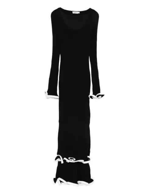 Simkhai vestido midi Solani con volantes