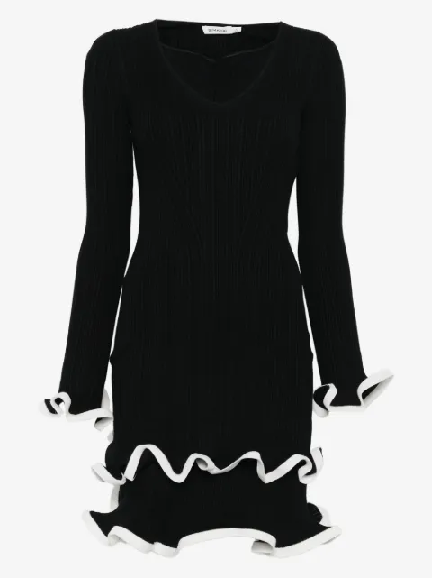 SIMKHAI Avalon ruffled mini dress