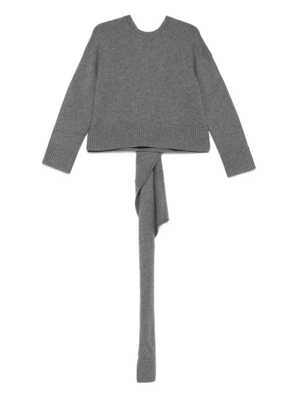 Simkhai Scarf-detail Sweater In Gray