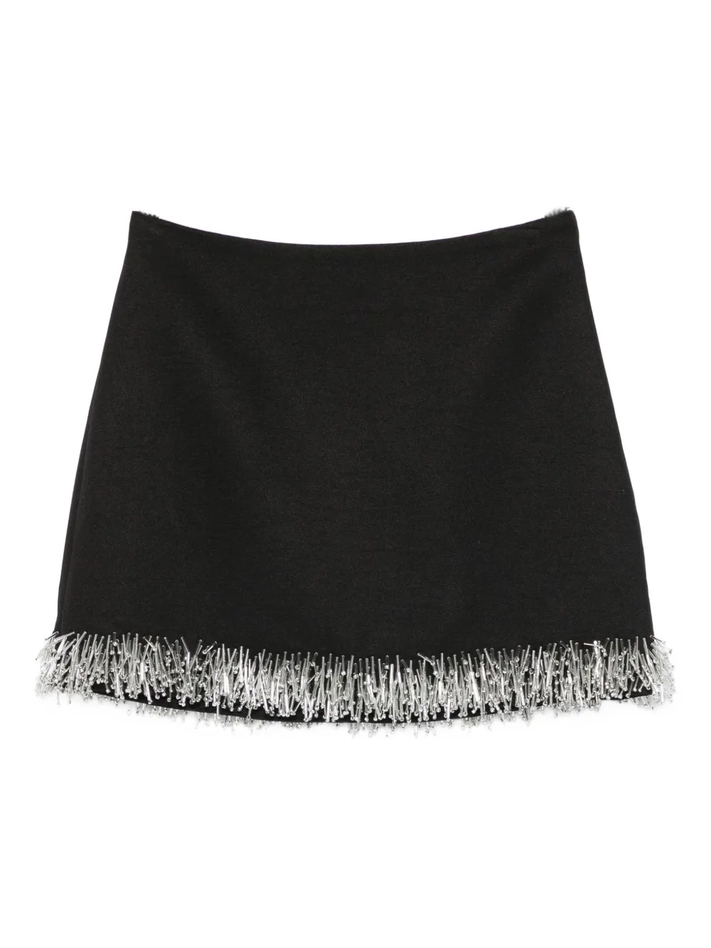 Simkhai beaded-fringe mini skirt | Black | Image 1
