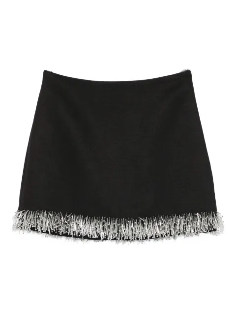 Simkhai beaded-fringe mini skirt