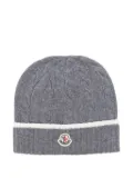 Moncler Enfant cable-knit beanie - Grey