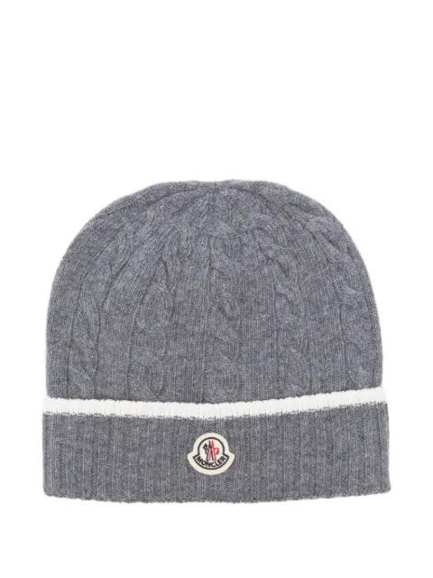 Moncler Enfant шапка бини фактурной вязки