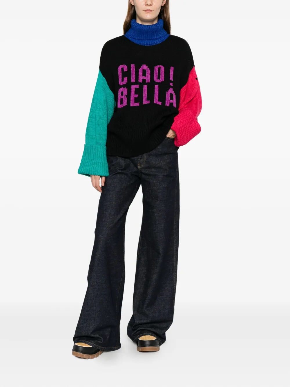 Goldbergh - Siena trui met lange mouwen - dames - Merino/Acrylic