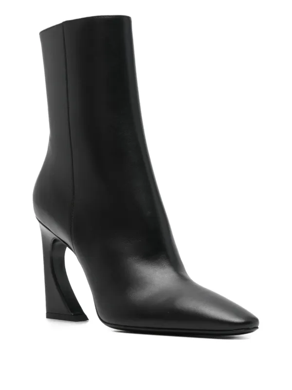 FENDI Arco point-toe Ankle Boots | Black | FARFETCH