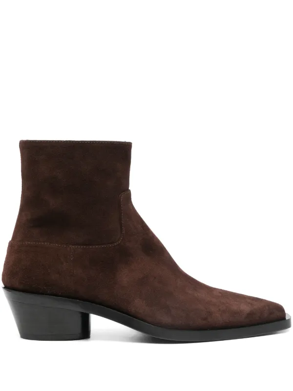 Proenza Schouler Bronco Ankle Boots in Brown
