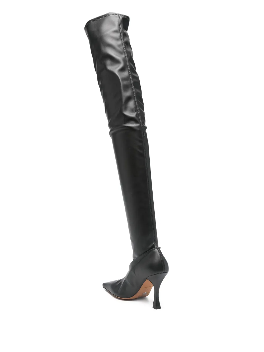 Proenza Schouler 95mm Trap knee-high boots Black