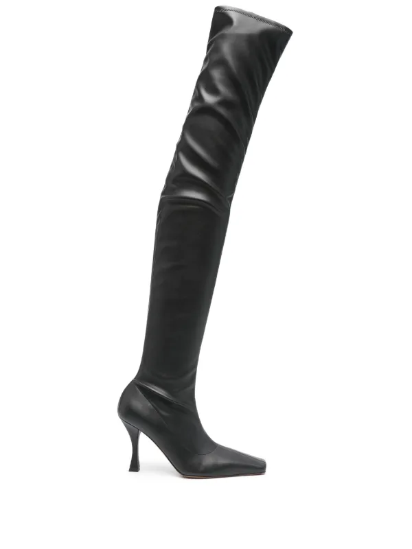 Proenza Schouler Trap Knee-high Boots in Black