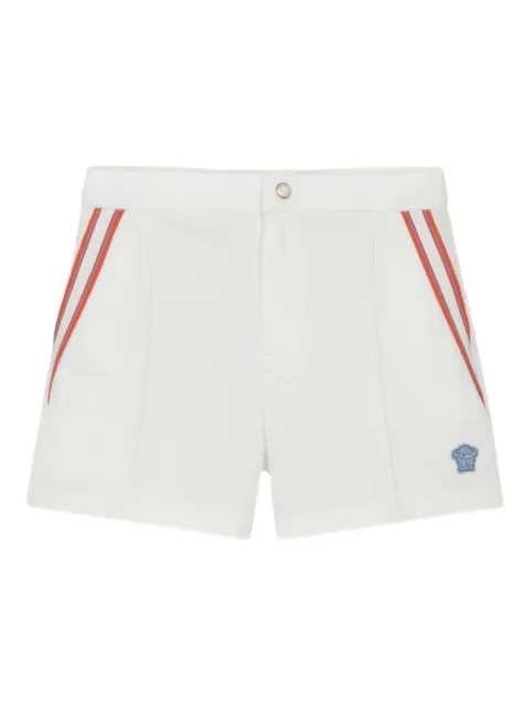 Versace Kids shorts con detalle de rayas