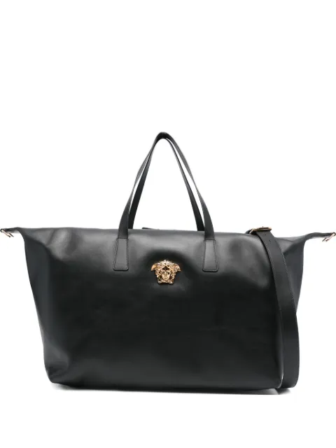 Versace La Medusa leather duffle bag