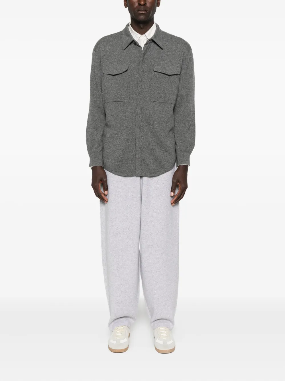 Arch4 cashmere trousers - Grijs