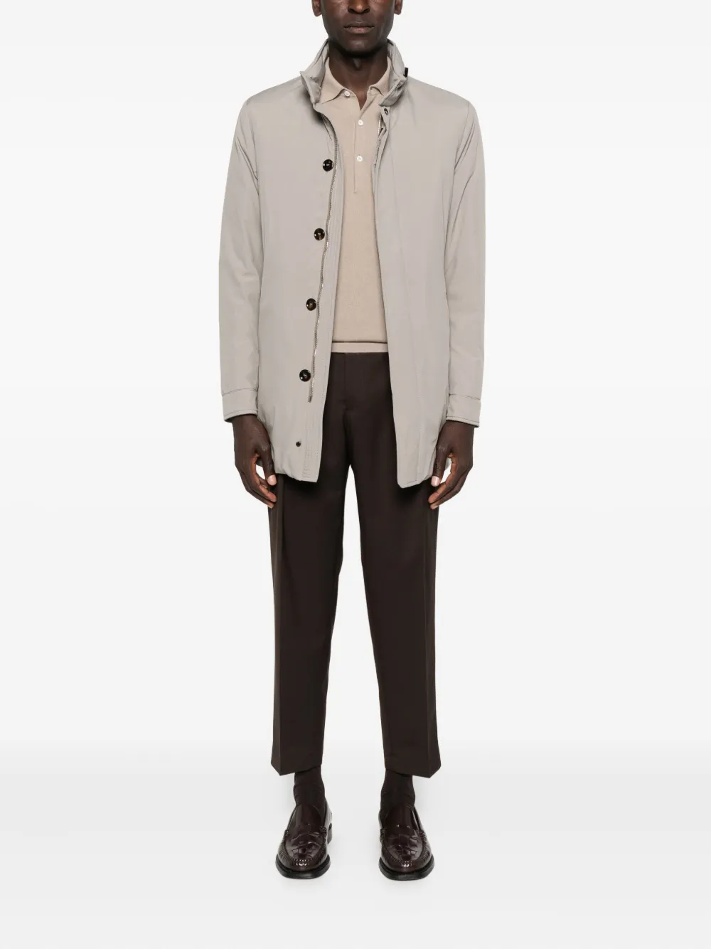 Arch4 Mr Rochester poloshirt met korte mouwen - Beige