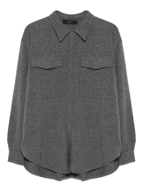 arch4 double-pocket cashmere shirt jacket