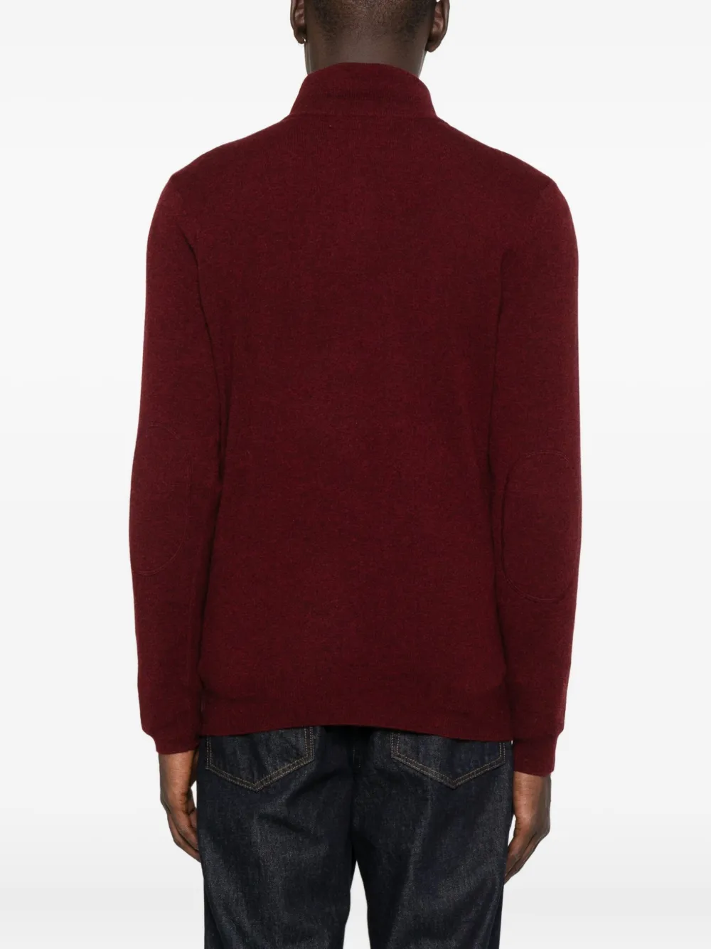 Arch4 Mr Fenchurch Half-zip Cashmere Sweater In Red