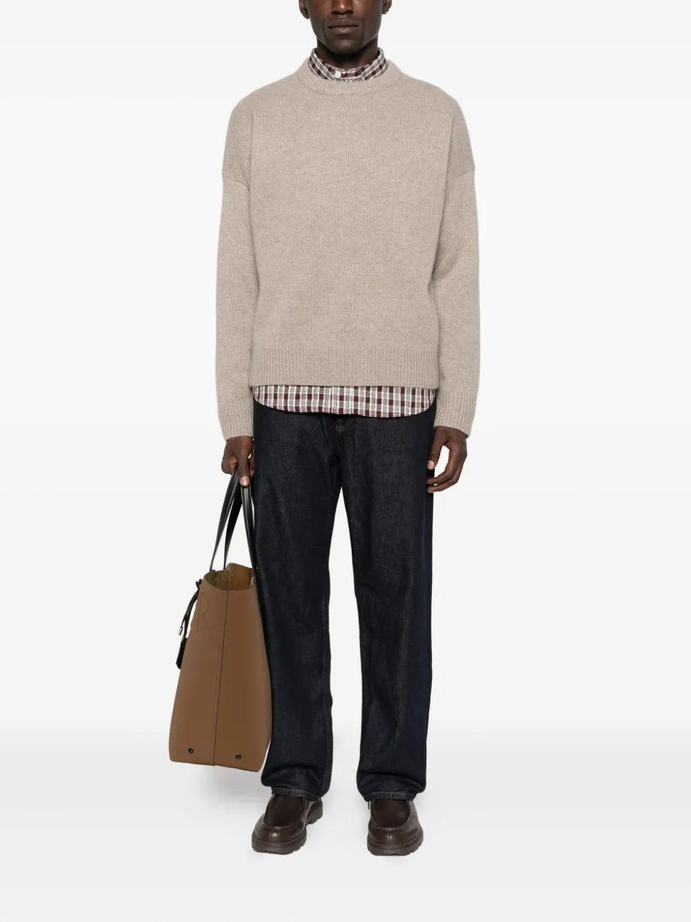 Arch4 Mr Paddington crew-neck sweater - Beige