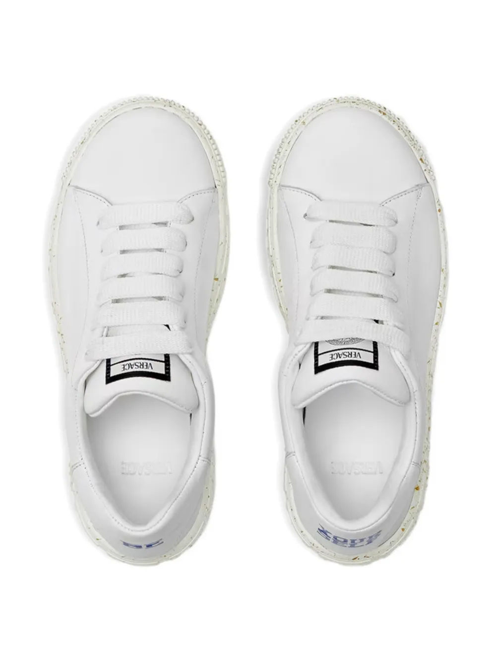 Versace Kids lace-up sneakers Wit