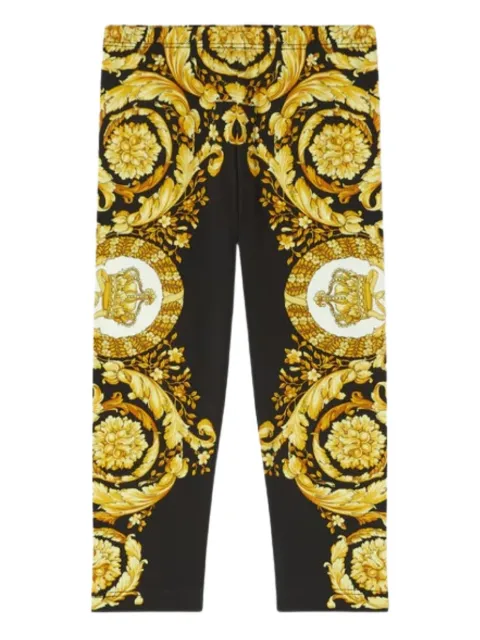 Versace Kids baroque-pattern  legging