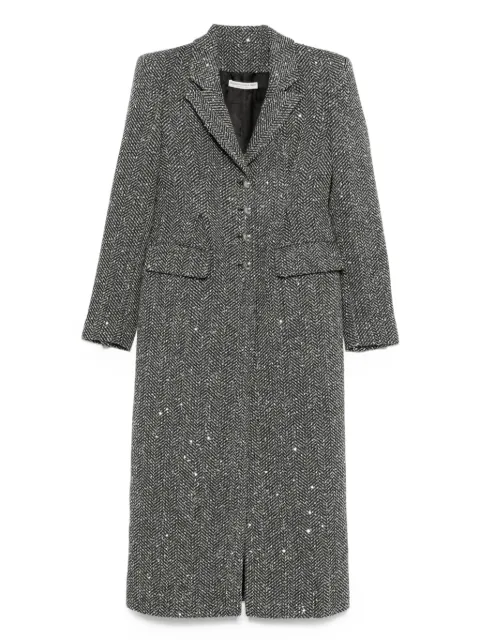 Alessandra Rich sequin tweed coat