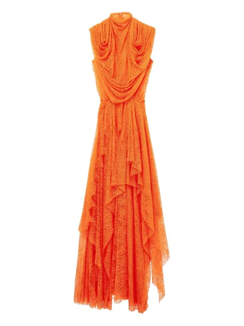 Alexander McQueen draped lace dress