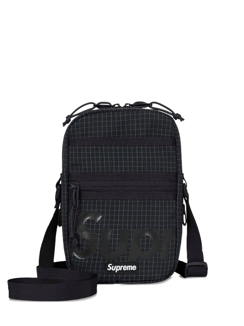 Supreme ripstop water-resistant shoulder bag | Black | Image 1