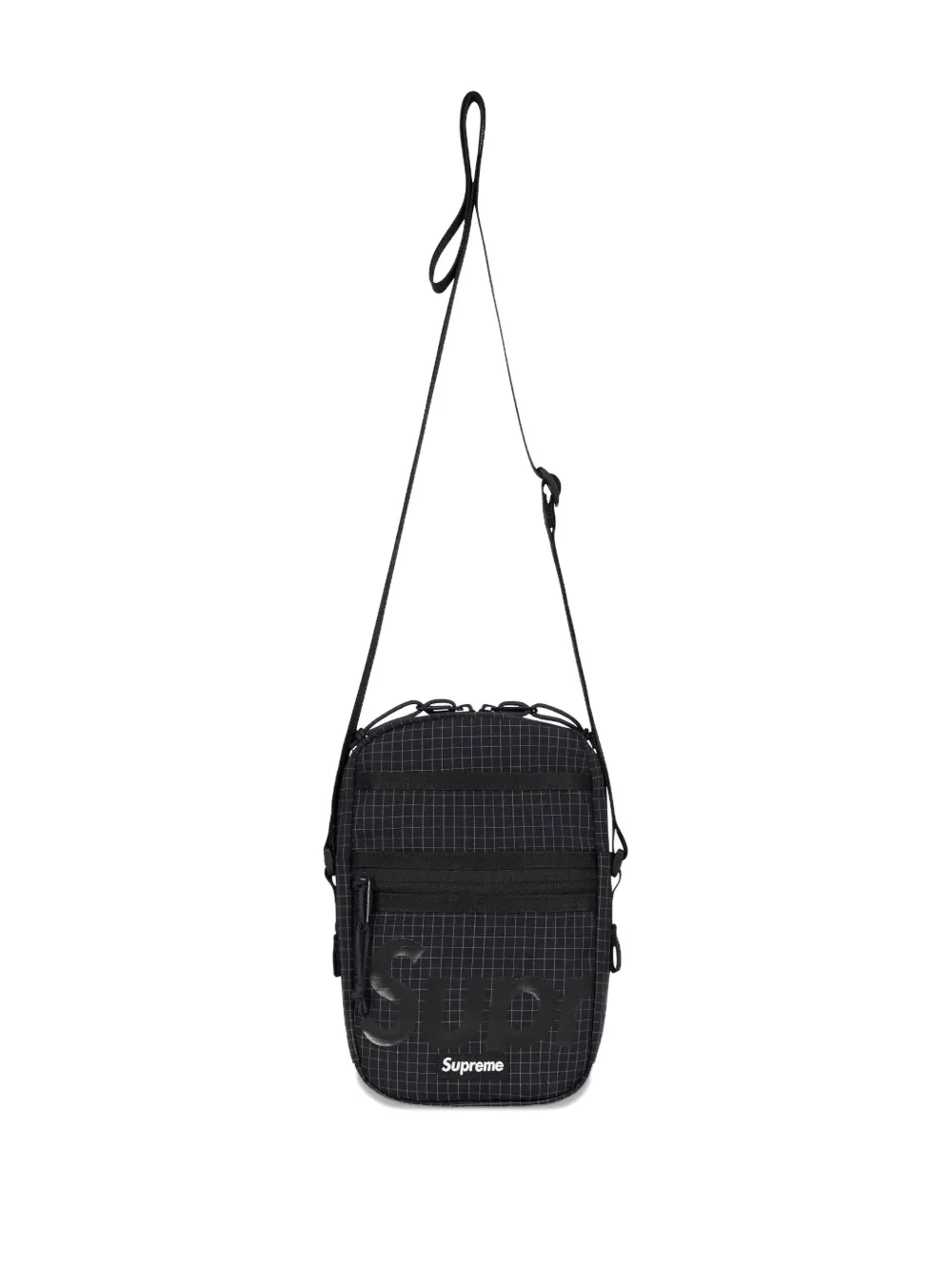 Supreme Ripstop waterbestendige schoudertas - Zwart