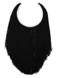 Jil Sander cord-fringe necklace - Silver
