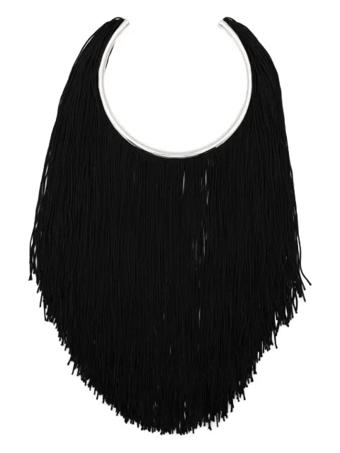 Jil Sander cord-fringe necklace