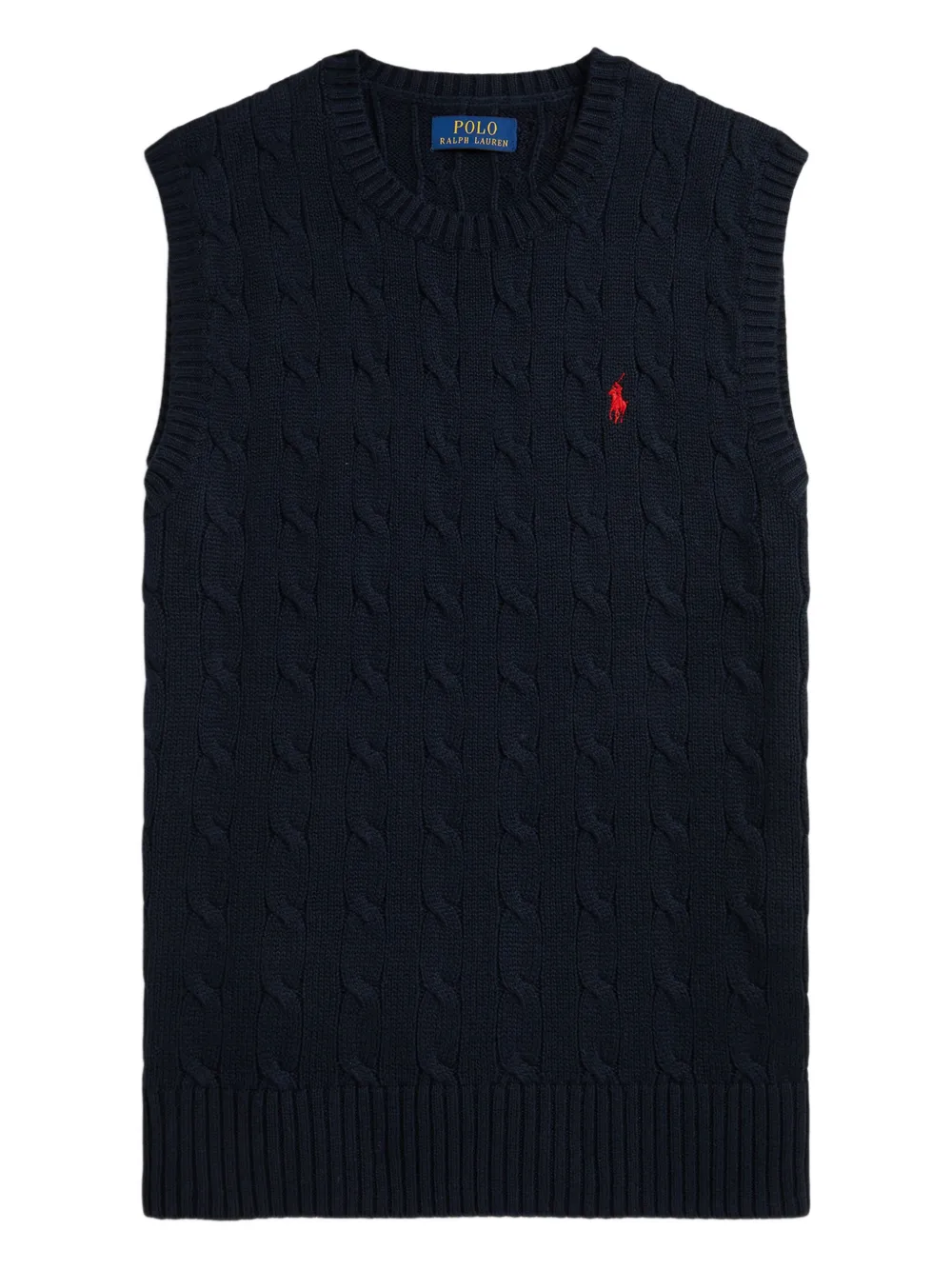 Polo Ralph Lauren Pullunder mit Zopfmuster | Blau | Image 1