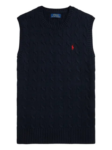 Polo Ralph Lauren cable-knit cotton vest
