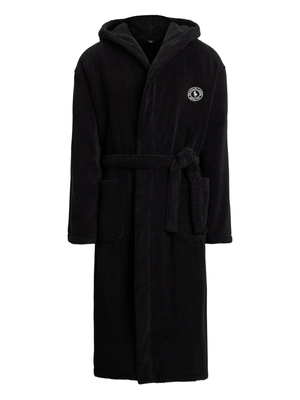 Polo Ralph Lauren Accappatoio con cappuccio - Nero