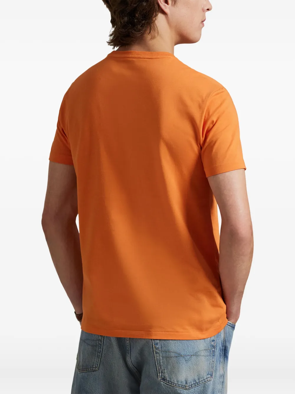 Polo Ralph Lauren T-shirt met ronde hals Oranje